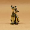 Couple Cat Ornament Vintage Brass Sculpture Art Piece Intertwined Loving Cats Artwork for Home Office Cat Statue Home Decoration