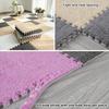 10PCS Soft Plush Activity Play Mat Reusable EVA Foam Puzzle Carpet Children Room Keep Warm Non-slip Floor Mat Washable 30*30*1CM