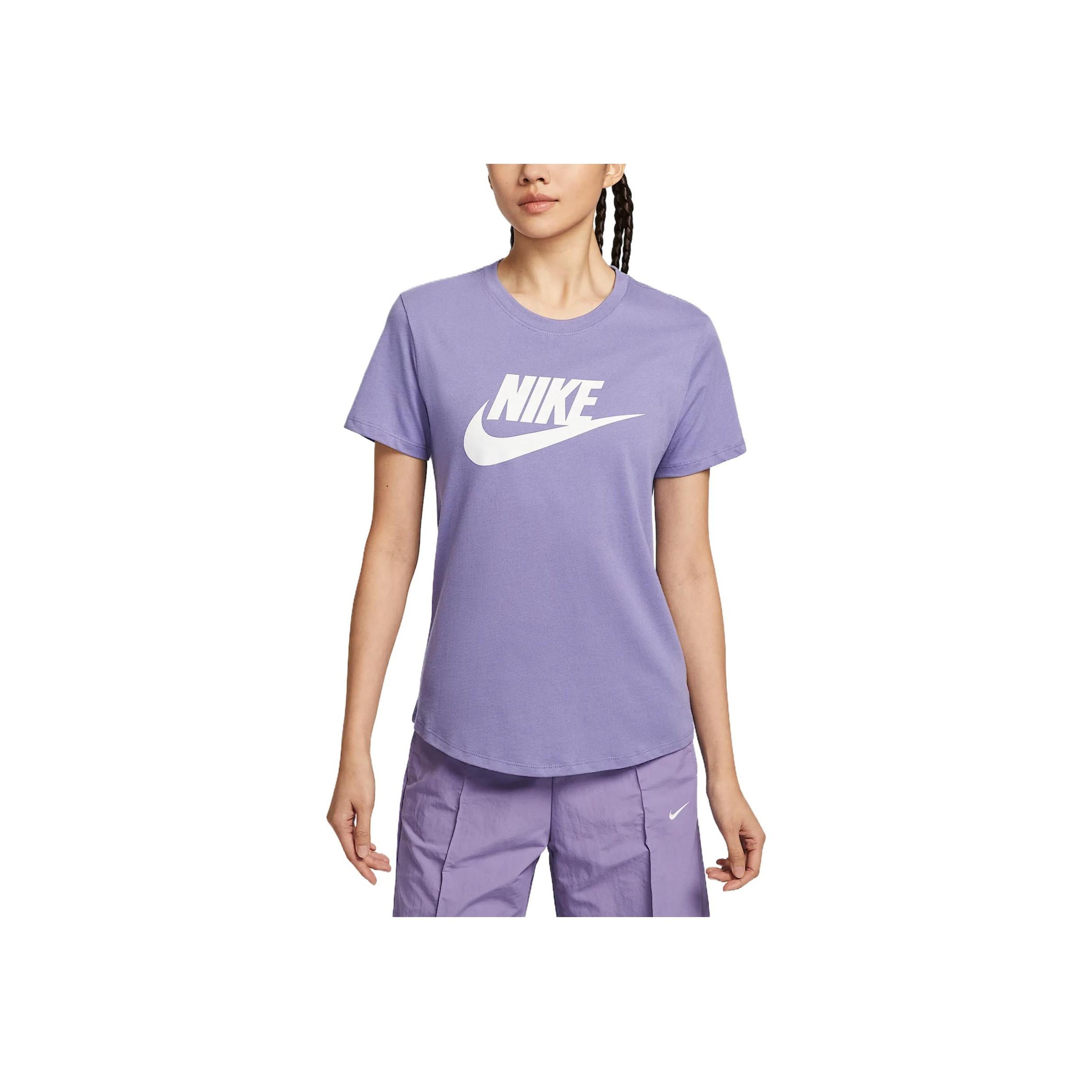 

New Nike Sportswear Essentials Series Regular T Shirt Women s Soft Purple DX7907-527 S