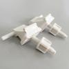1Pair Plastic Toilet Seat Hinge Set Easy Installation SeatRepair Hinge Bolts Screw White Beige Hinge Mounting Fittings