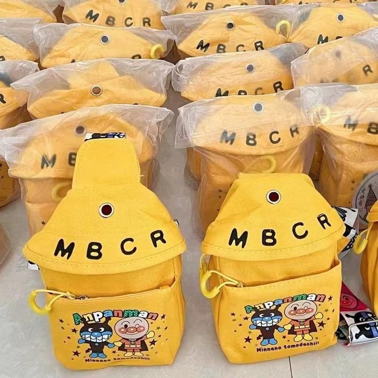 Canvas Small Bag 2025 Summer New Trendy Fashion Cartoon One Shoulder Diagonal Span Chest Bag Student Bag