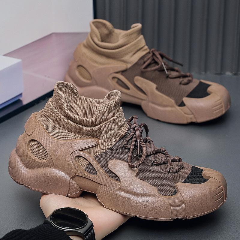 Socks shoes soft sole not tired feet casual sports shoes spring and summer new running octopus platform dad shoes