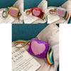Chic Korean Style Kids Bag With Shiny Pu Leather And Colorful Rainbow Strap For Boys And Girls