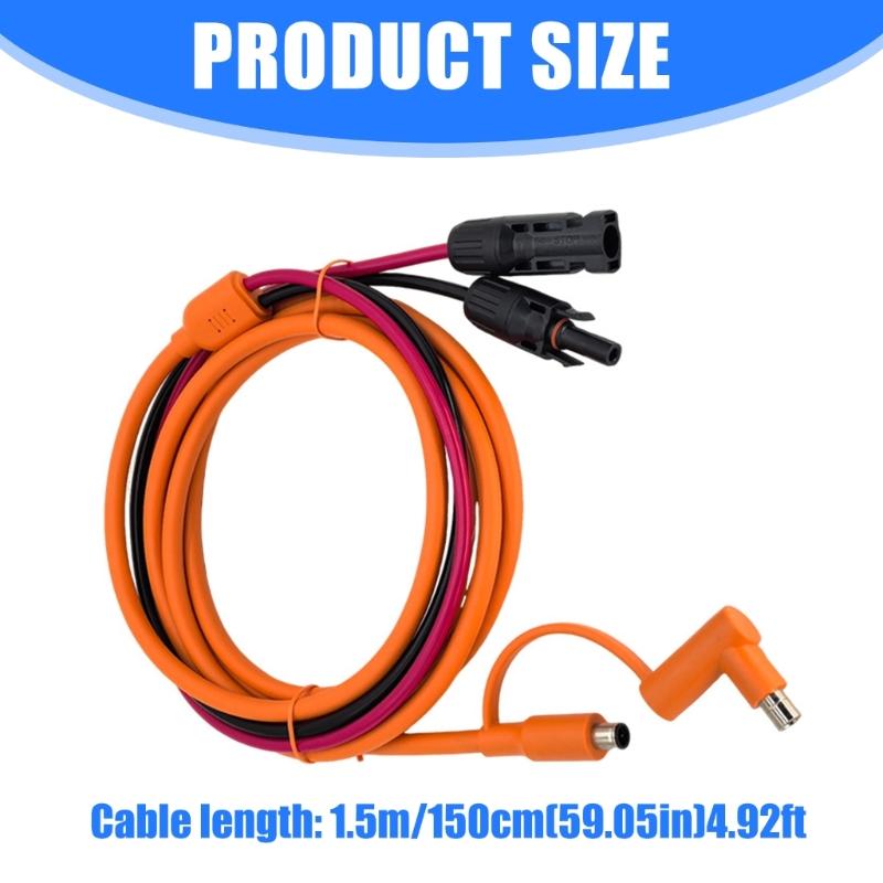 Solar Panel to DC8mm Adapter Cable Connector to DC7909 8020 Male Solar Power Cable for Solar Panel Devices