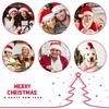 Christmas Party Hat Furry Christmas Hat Plush Santa Hat Christmas Party Decor
