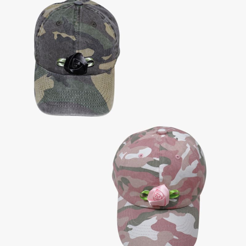 

HURJABOYACC Rose camo cap pink