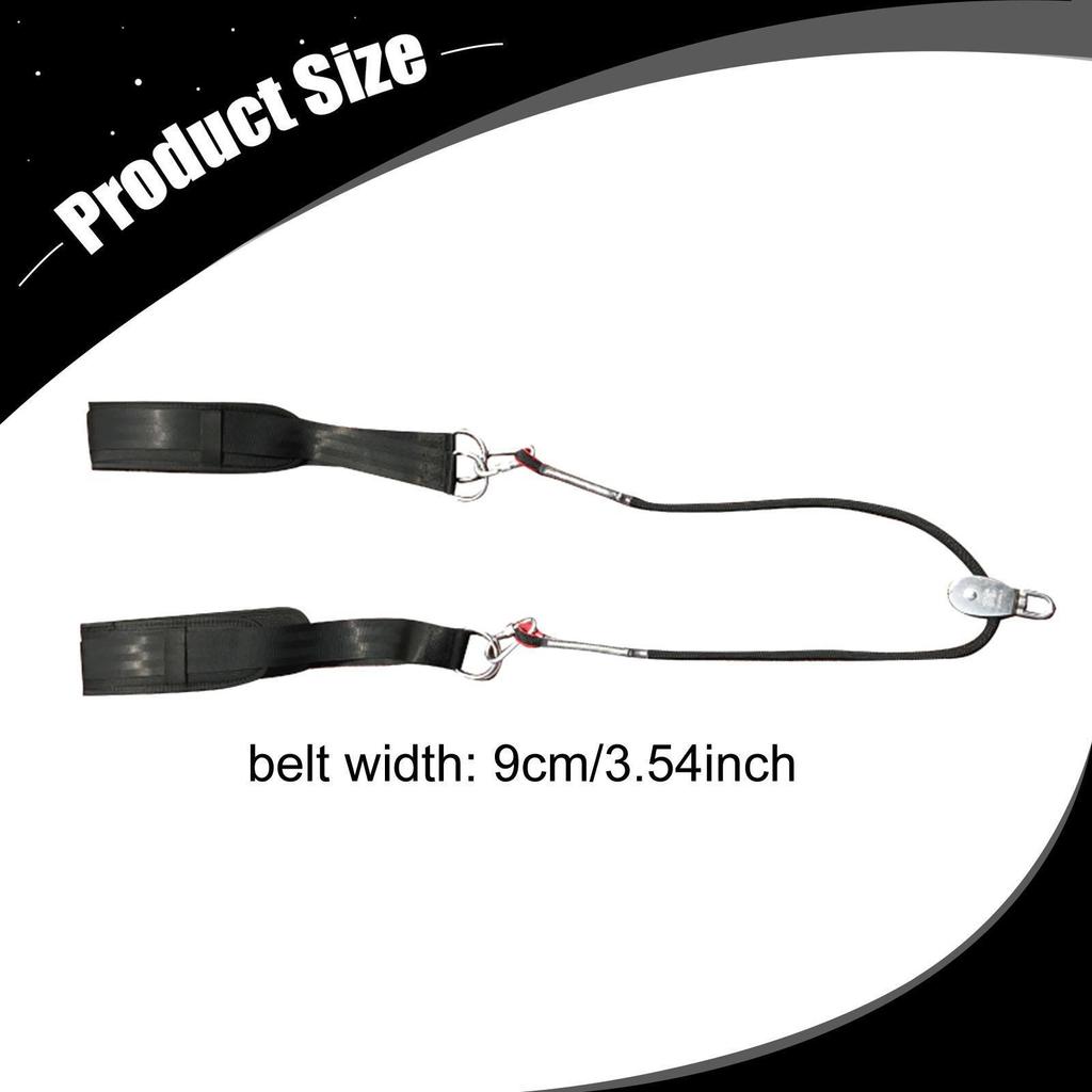 Short Track Speed Skating Belt Training Assist Band Traction Strap for Skill