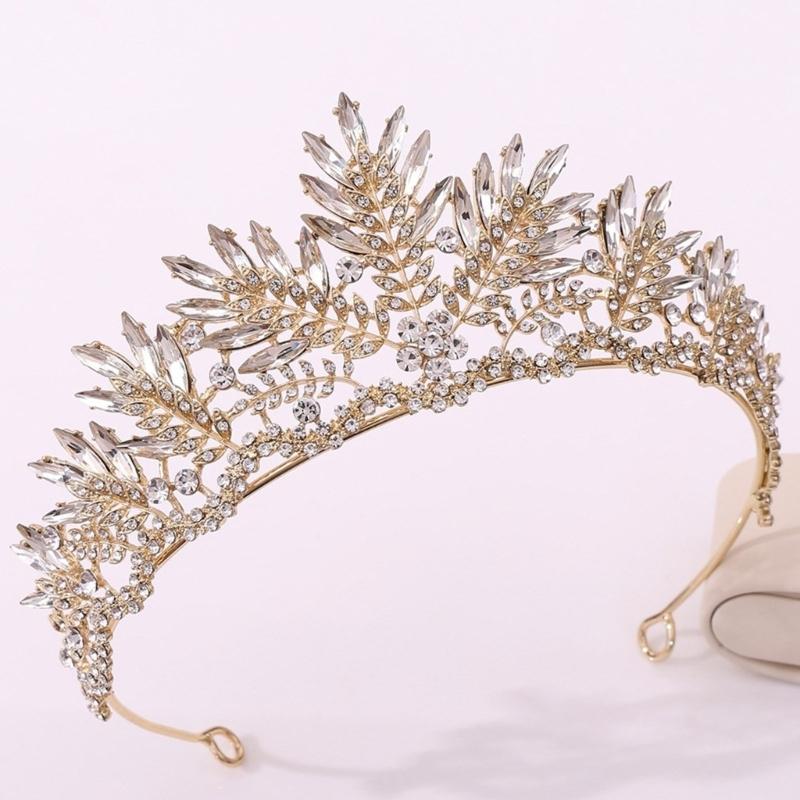 Crystal Wedding Tiaras for Women Queen Crowns Rhinestone Princess Tiaras Hair Accessories Quinceaneras Headpieces