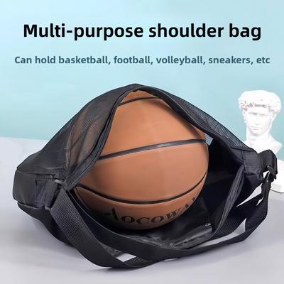 New Basketball Bag - Student Single-shoulder Basketball Bag for Training and Sports, Large Capacity, Suitable for Football and Volleyball.