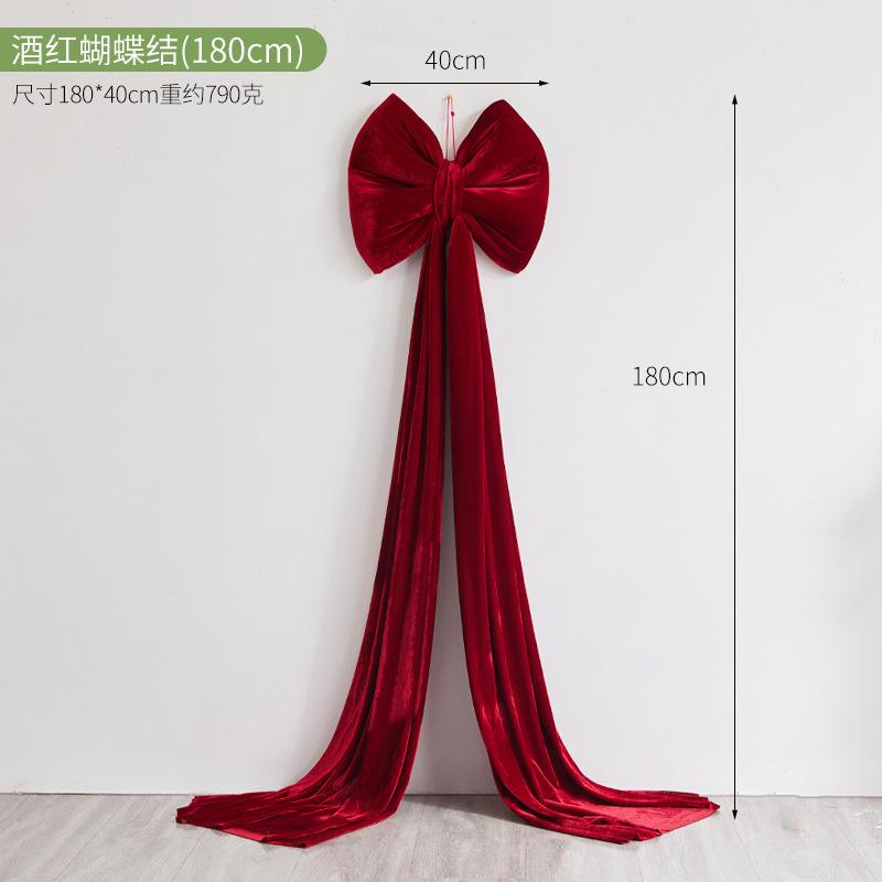 Large Red Bow Tree Topper, Christmas Bow for Tree, Hotel and Mall Decoration