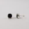 Black Onyx Gemstone 925 Sterling Silver Handmade Jewelry Cushion Earring 1" Gift For Women EE-181-15