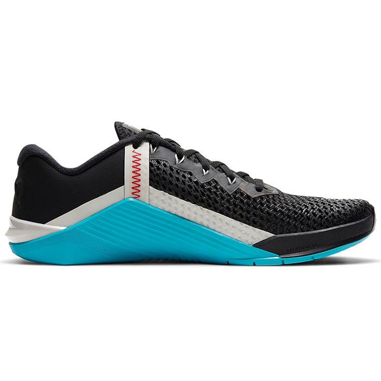 Nike Metcon 6 Black Light Blue Fury Unisex Sneakers Light-Bone University-Red CK9388-070