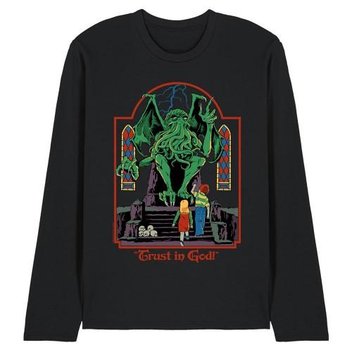 Steven Rhodes Unisex Adult Trust In God Long-Sleeved T-Shirt