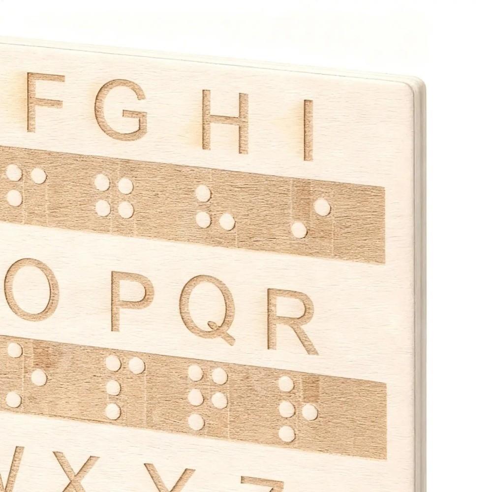 Thickened Braille Learning Board Efficient Braille Self-Learning Tool  Visual Impairment Aids