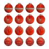 12Pcs Velvet Christmas Ball Ornaments Flocked Xmas Balls Shatterproof Plastic Balls Hanging Ornament for Xmas Wedding Party