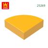 884Pcs/Lot 25269 Tile Round 1x1 Quarter Block Moc Hue Accessories Compatible featuring Brick DIY Children's Plaything Stronge Box