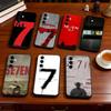 Seven  Phone Case For Samsung Galaxy A73,A72,A71,A70,A53,A52,A51,Soft Silicone Black Cover