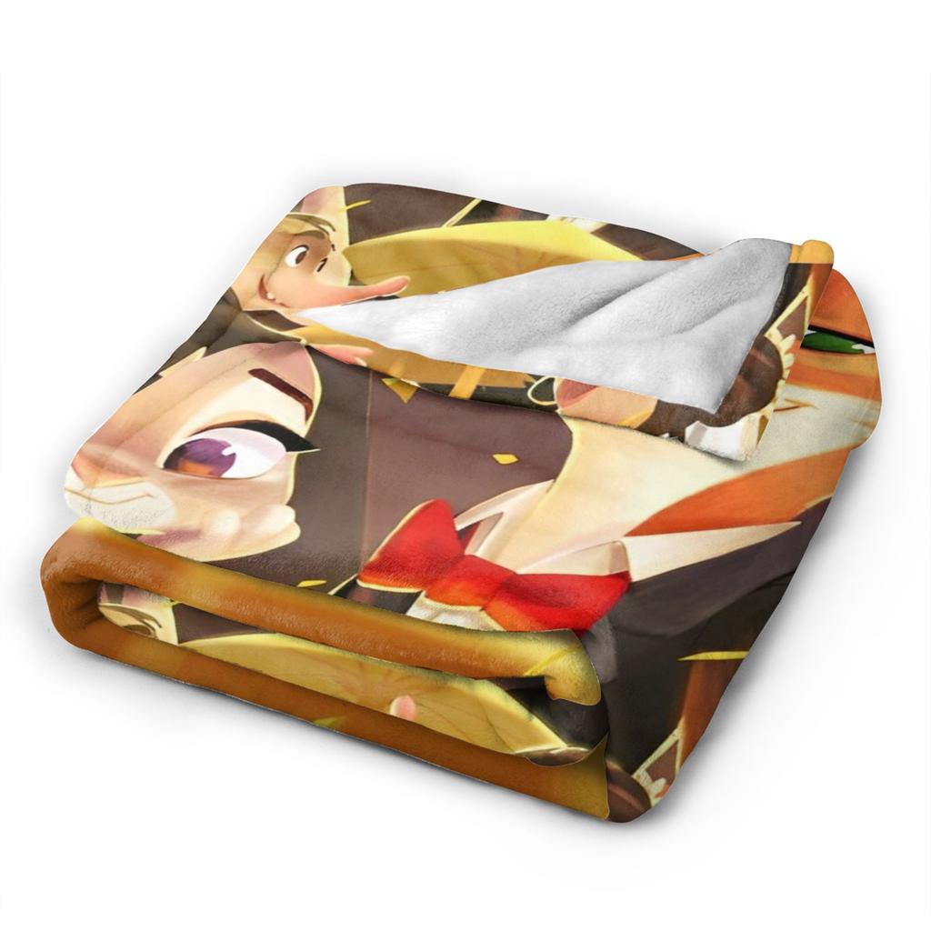 Zootopia Blanket Flannel Funny Warm Throw Blankets for Coverlet Winter