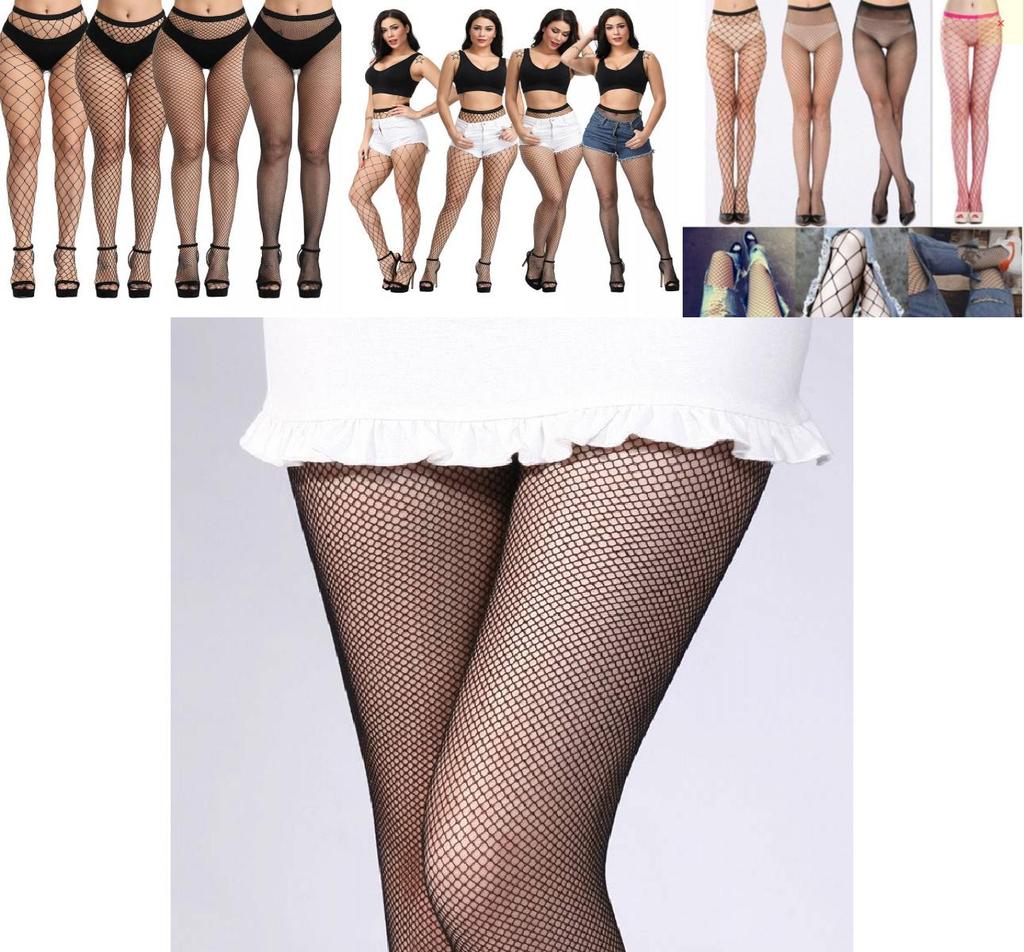 Elegant Fishnet Stockings Large And Small Mesh Ultra-sheer Tights For Women