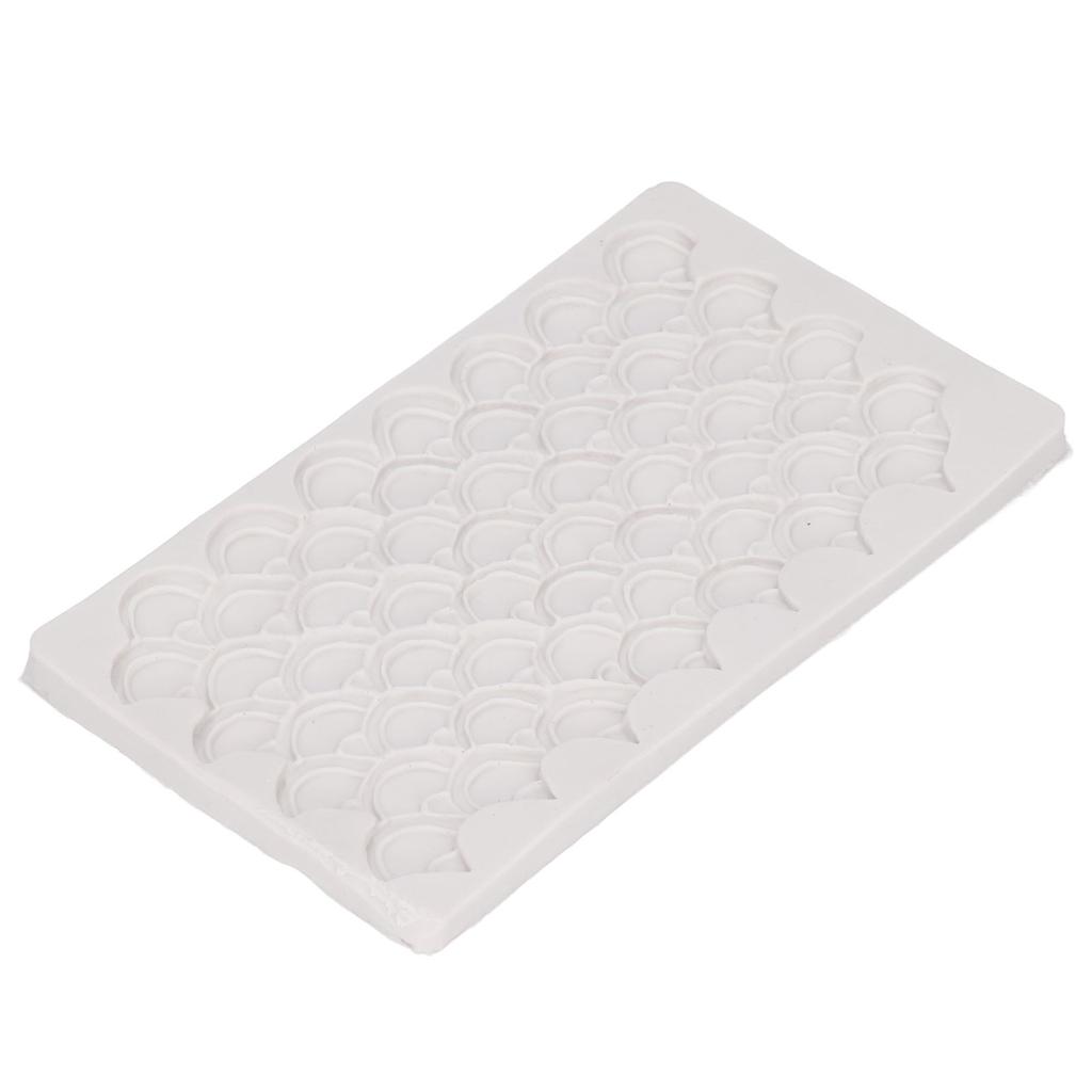 DIY Silicone Cake Fondant Molds Fish Scale Fondant Texture Mat for Chocolate Cupcake Wedding Cake