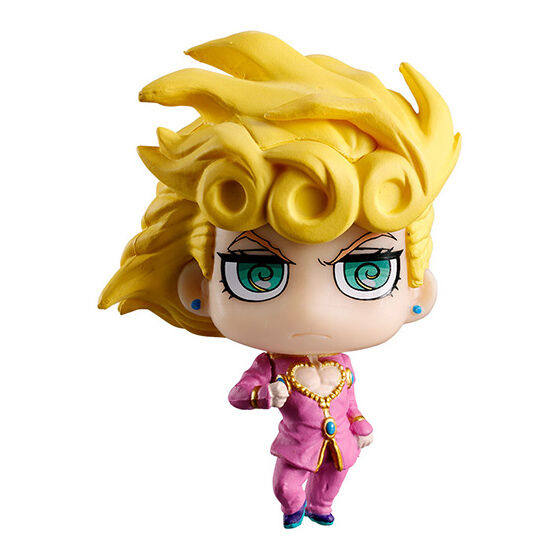 

Gashapon Action Figure Model Toy JoJo s Bizarre Adventure Golden Wind Character Figure Giorno Giovanna Collectible Statue