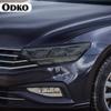2Pcs Car Headlight Protective Film Smoked Black Tint Wrap Transparent TPU Repair Stickers For Volkswagen VW Passat B8 2015-