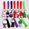 New The Nightmare Before Christmas Keychain Bag Pendant Jack Skellington Sally Action Figures Keyring
