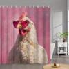 Funny Chicken Art Shower Curtain for Bathroom Novelty Animal Print Polyester Waterproof Home Decor Bathroom Curtain Shower Curta