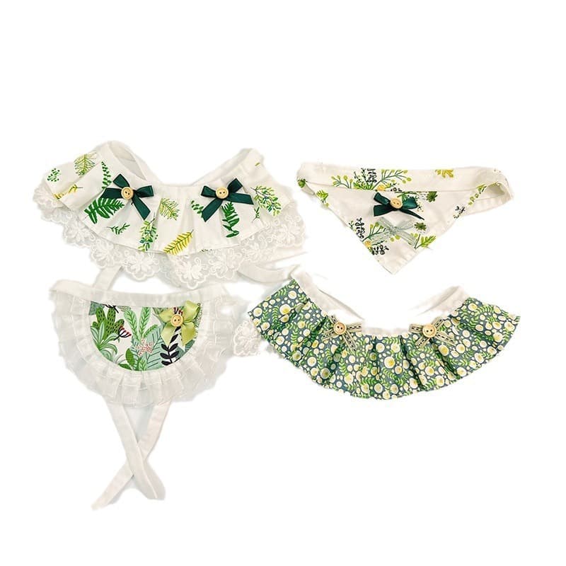 Dog Bib Pet Scarf Cat Collar Triangular Binder Kitty Scarf Cute Pet Saliva Towel