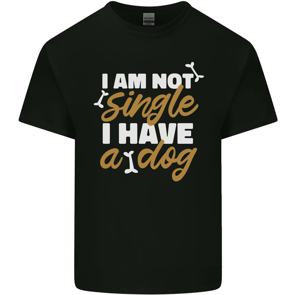 Im Not Single I Have a Dog Funny Kids T-shirt Childrens XXL