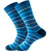 Striped multicolor street skateboarding funny socks for men and women