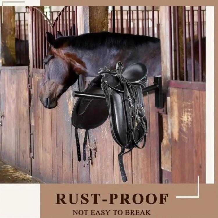 Multipurpose Horses Saddles Wall Rack Corrosions Resistant Light weight Saddles Storage Rack Outdoor Application