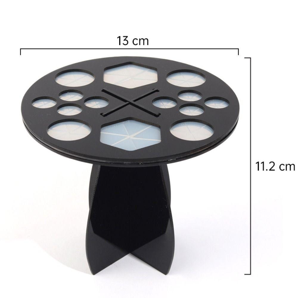 Freestanding Makeup Brush Organizer 14 Hole Cosmetic Brush Storage Rack Makeup Brush Cleaning