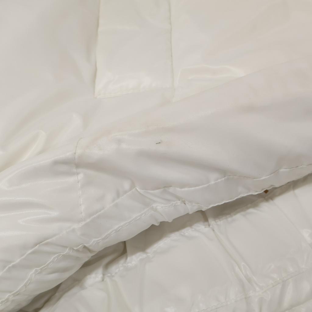 KHRISJOY AFPW004 White Shiny Cropped Down Jacket Not Written whiteUsed