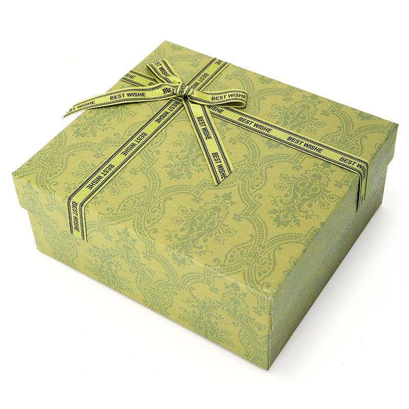 

Heaven & Earth Bowknot Gift Box for Birthdays & Festivals - Perfume & Souvenir Packaging, Classical Style 14x10x7 cm
