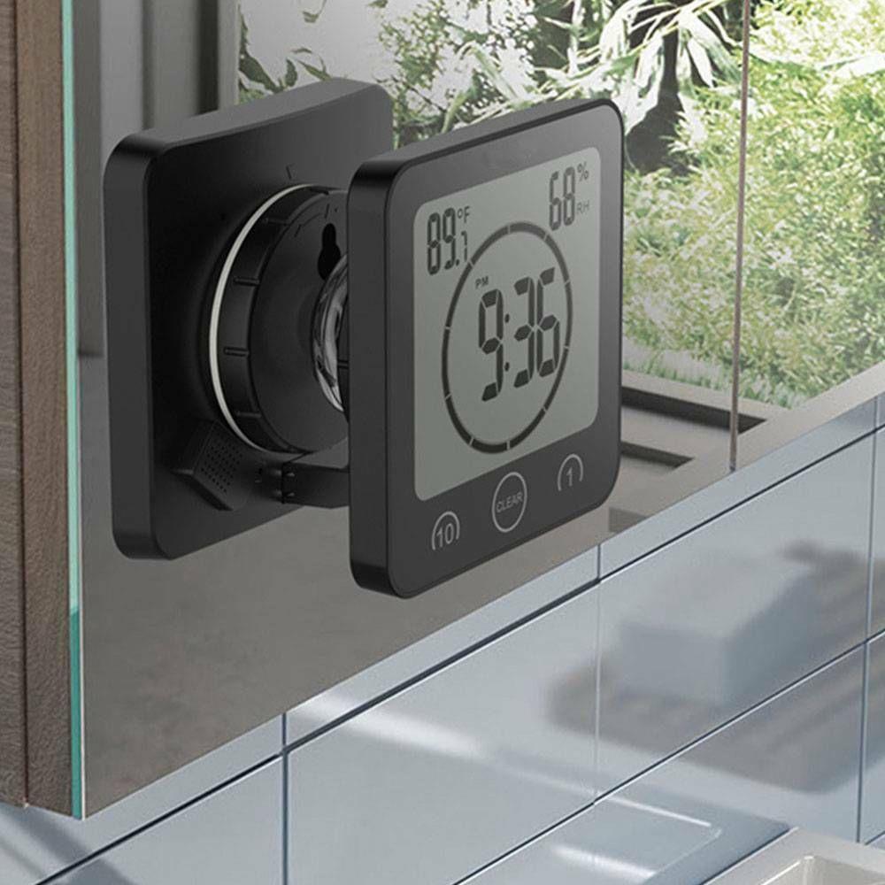 Home Decor Battery Powered Clock Art Wall Clock Digital Shower Clock Clock Timer Hanging Watch