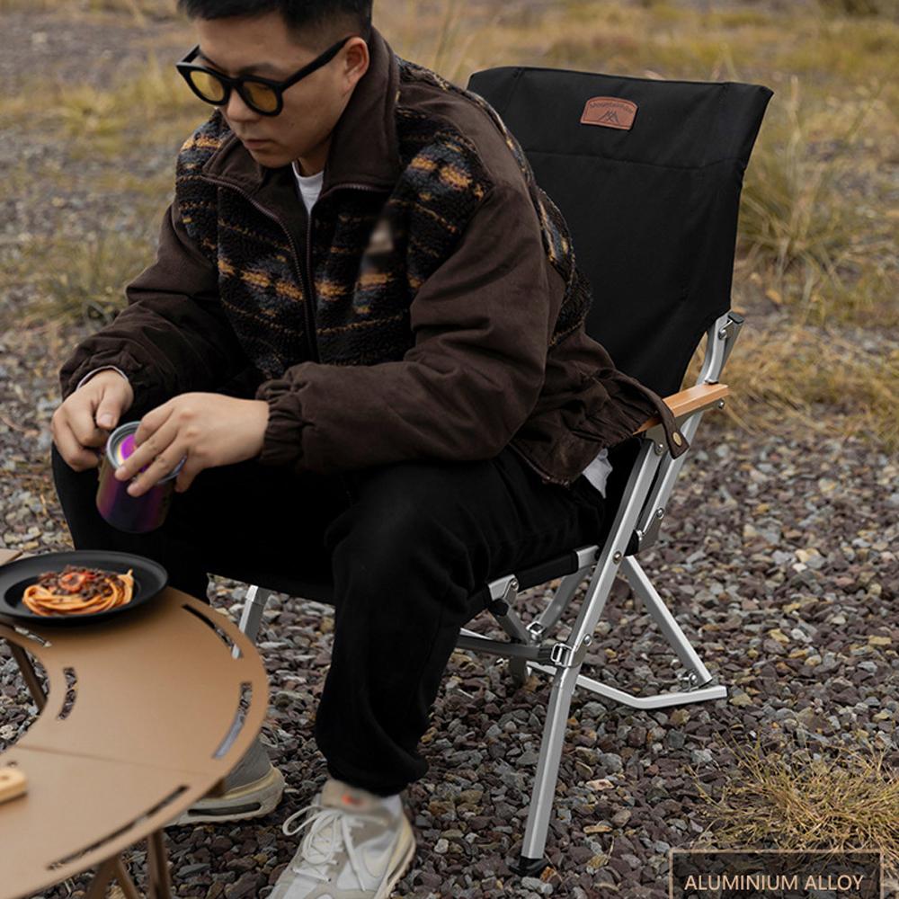 

Outdoor Camping Folding Chair Hiking Fishing Oxford Cloth Chair Portable Chair with Backrest Garden Rest Chair Leisure