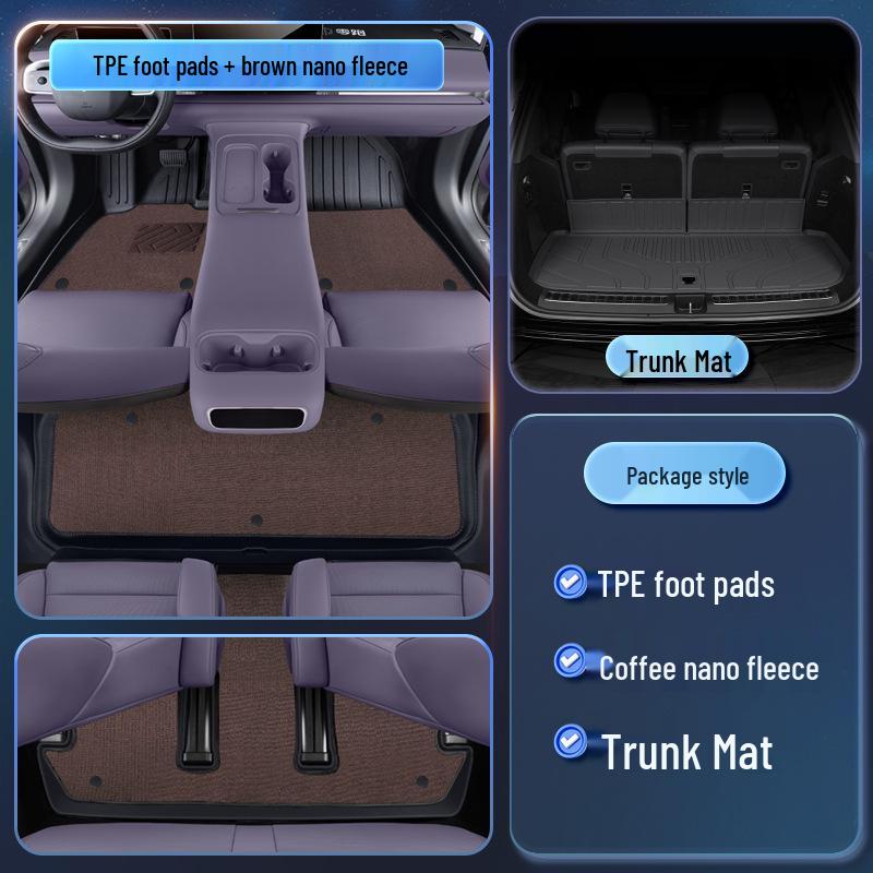 Leapmotor C16 TPE2026 Floor Mats - Five/Six-Seater Car Interior Accessories