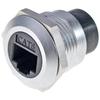 RJ45 CAT6 Round Female Module Connector for Data Network Extension Panel