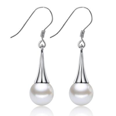 Elegant Pearl Earrings, Water Drop Shaped Fashion Korean Version Ear Jewelry, Personalized Sweet Water Drop Lady Earrings.