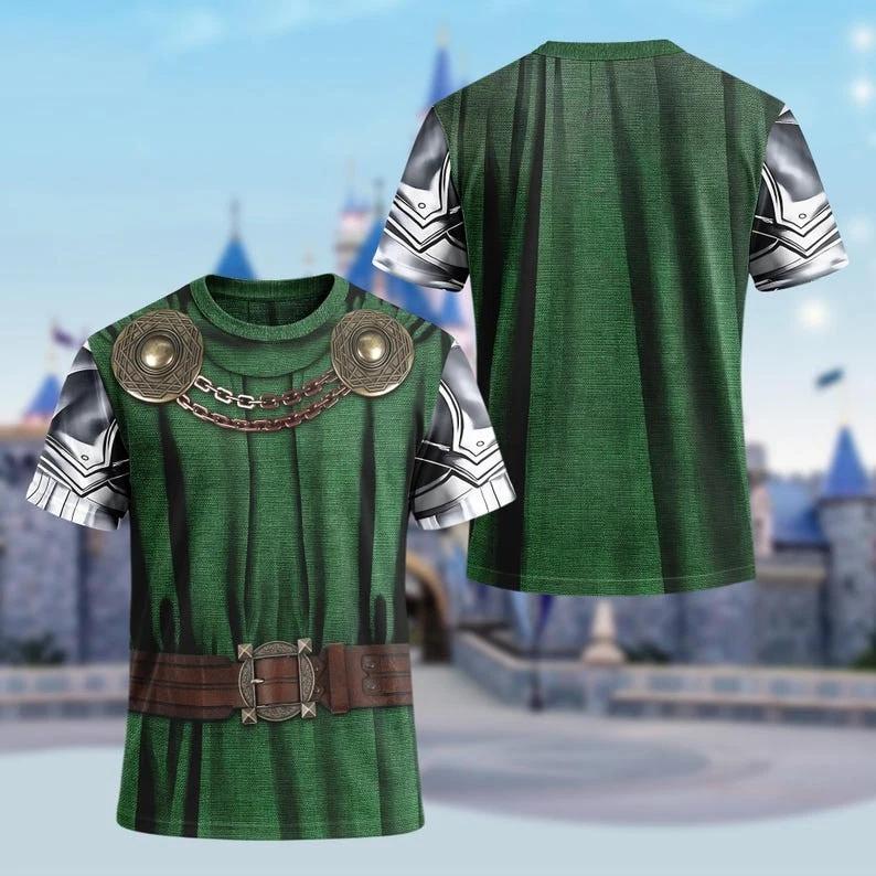 Marvel Doctor Doom Halloween Costume Doomsday Cosplay Disneyland Shirt 2XL