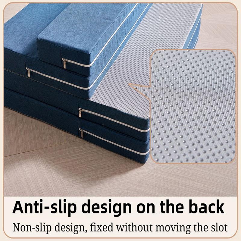 Folding sleeping mats and folding mattresses, a must - have for students and office workers to make a makeshift bed on tatami ma