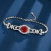 Jewelry Retro Simulation Colored Treasure Egg-Shaped Temperament Bracelet Jewelry Women 10 * 12