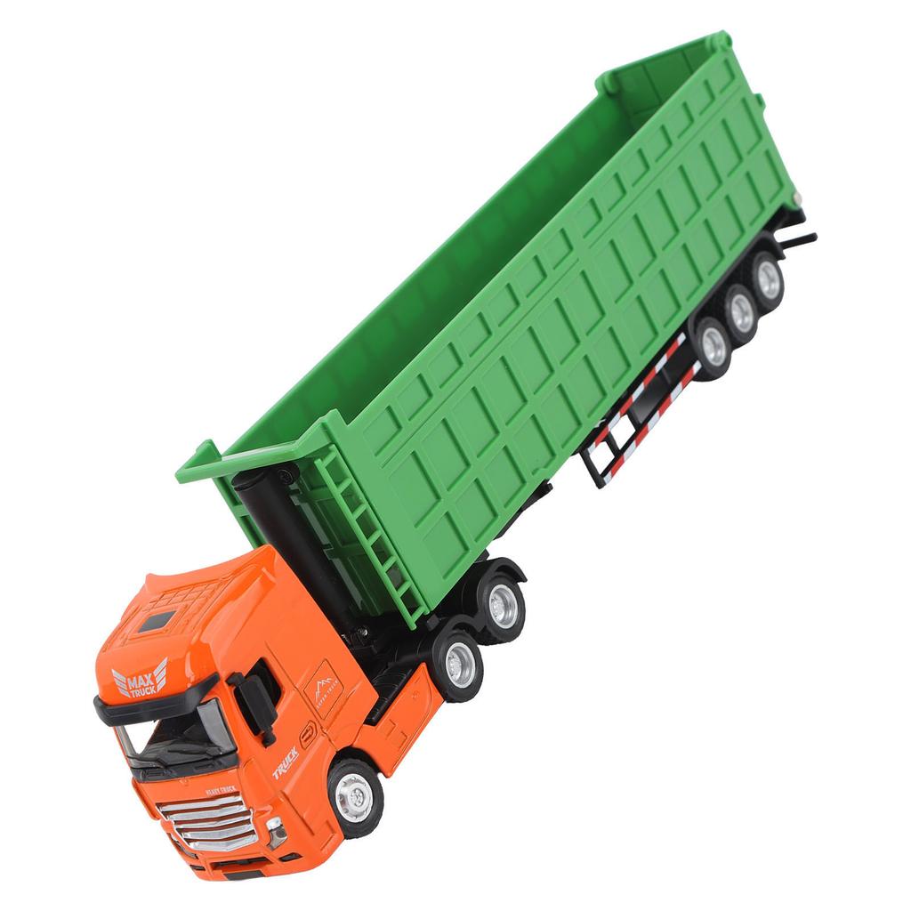 1:50 Scale Diecast Model Truck Toy Static Model Car Dump Truck for Kids Children Boys Gifts