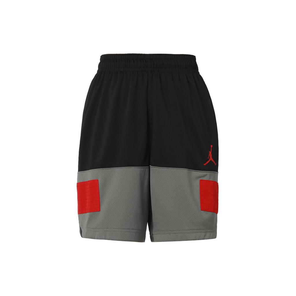Jordan Contrast Quick-Dry Breathable Basketball Shorts Men Bottoms Black CZ4767-010