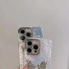 Butterfly Stand Laser Colorful Diamond Pattern Phone Case for Apple 11/12/13/14/15