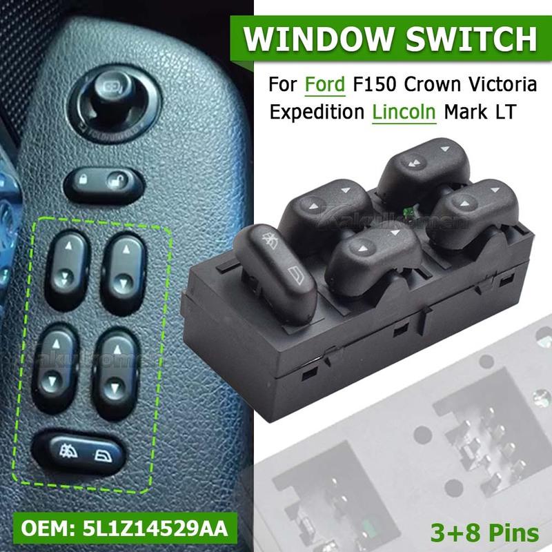 New 5L1Z14529AA Car Window Master Switch Button For Ford F150 Crown Victoria Expedition Lincoln Mark LT Mercury Grand Marquis