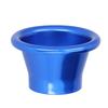 2.6in Cold Air Intake Turbo Horn Velocity Stack Adapter CNC Aluminum Car Modification Part Blue