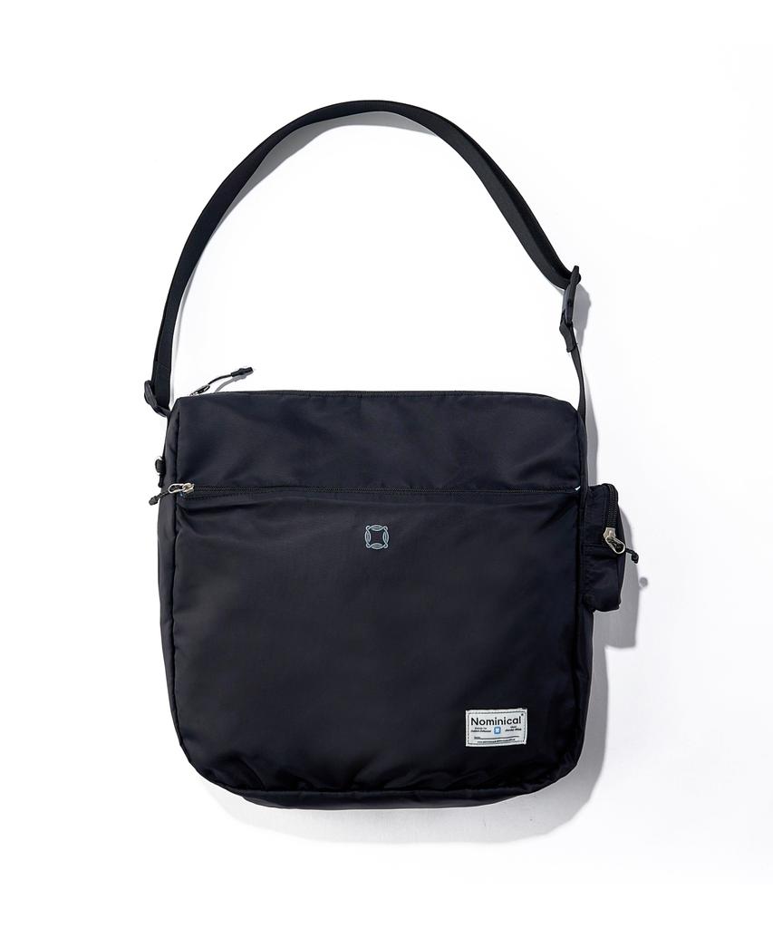 Nominical [Flexible Bag] Nylon Multi-Pocket Peddler Crossbody Bag (Dusty Blue)