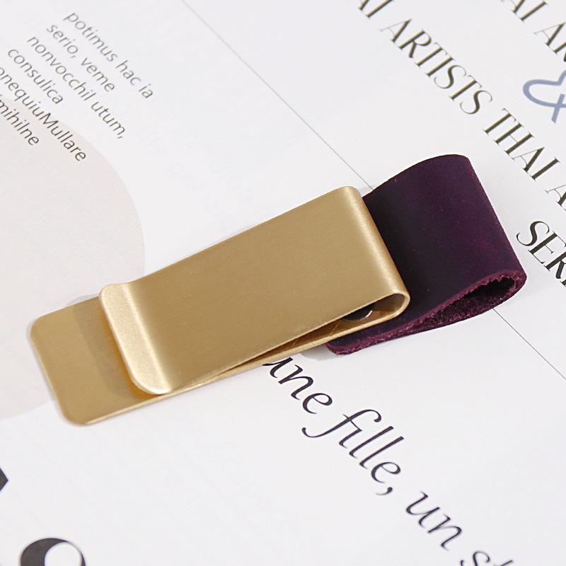 Brass Clip & Pen Holder for Laptops and Planners
